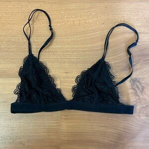 Urban Outfitters Black Lace Bralette